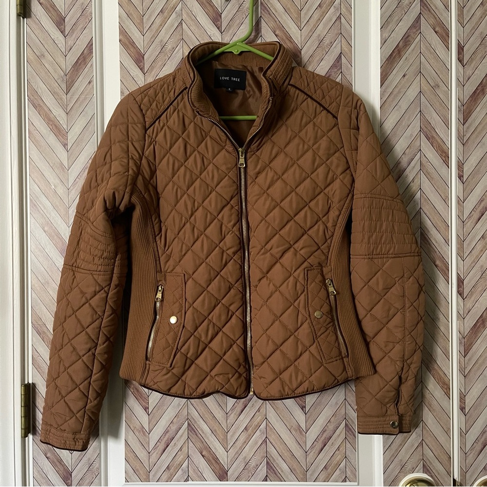 Love Tree Quilted Jacket